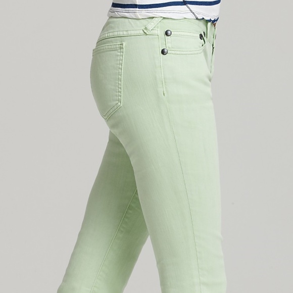 Free People Spearmint Skinny Jeans Stretch Denim 2 - Picture 4 of 4